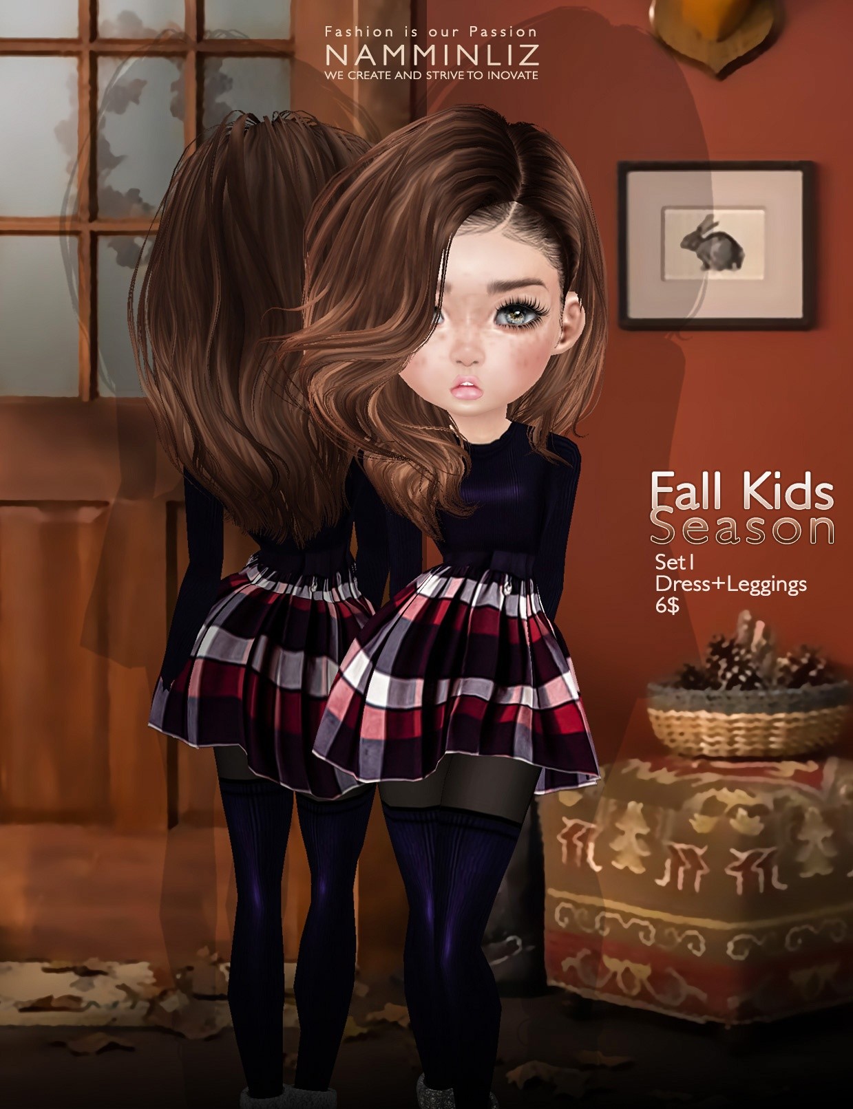 Fall Kids Season SET1 imvu texture JPG ( Bibirasta dre - NAMMINLIZ