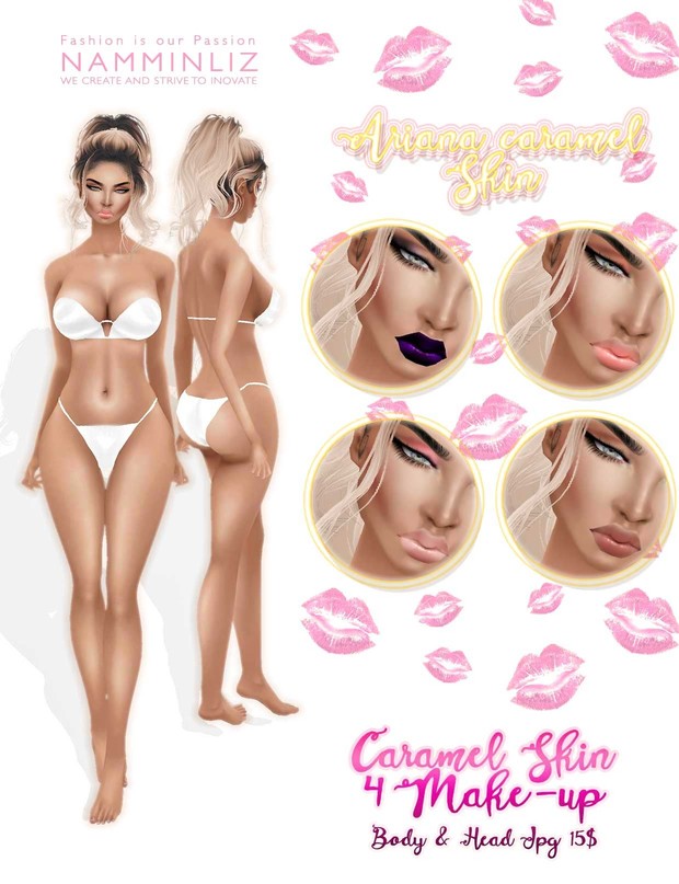 Ariana Caramel Skin + 4 Make-up imvu JPG