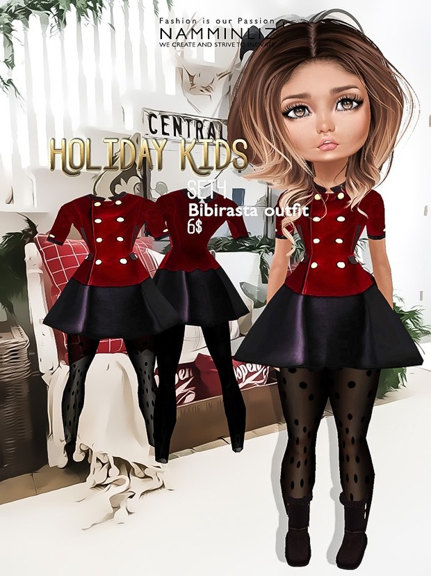 Holiday Kids Set4 imvu texture JPG bibirasta outfit NAMMINLIZ filesale