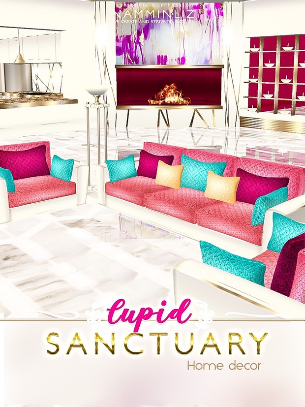Cupid Sanctuary Home decor 40 JPG Textures & 11 *.CHKN filesale NAMMINLIZ imvu