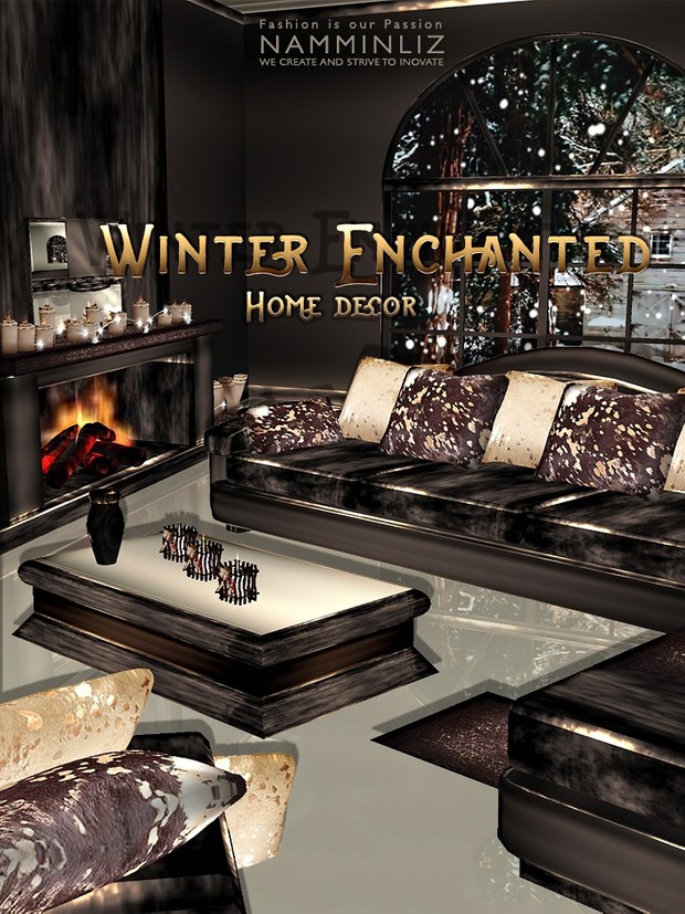 Winter Enchanted Home decor 32 Textures JPG 9*.CHKN imvu NAMMINLIZ