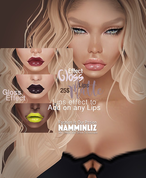 Desirous Kiss With the new E F F E C T Gloss And Matte Lips - 5 Gloss Effect + 9 Matte Lips