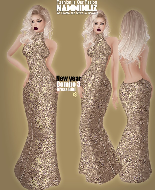 C O M B O 3 New Year 2017 all sizes Dress
