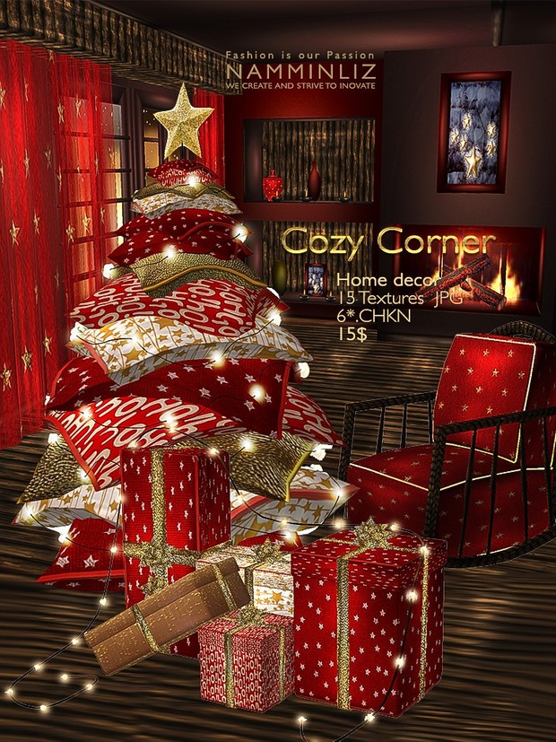 Cozy Corner Home decor 15 Textures JPG NAMMINLIZ filesale imvu