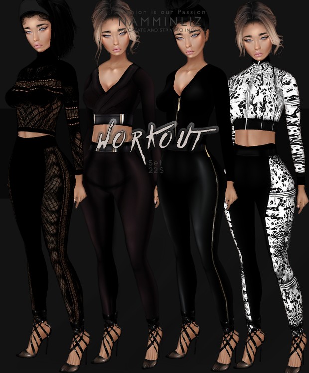 WorkOut Set2 Sis3d Outfit imvu