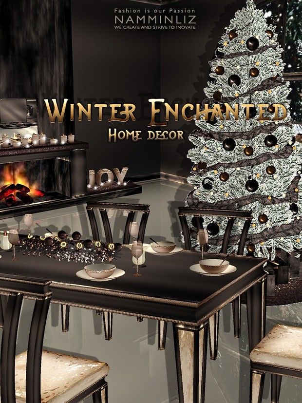 Winter Enchanted Home decor 32 Textures JPG 9*.CHKN imvu NAMMINLIZ
