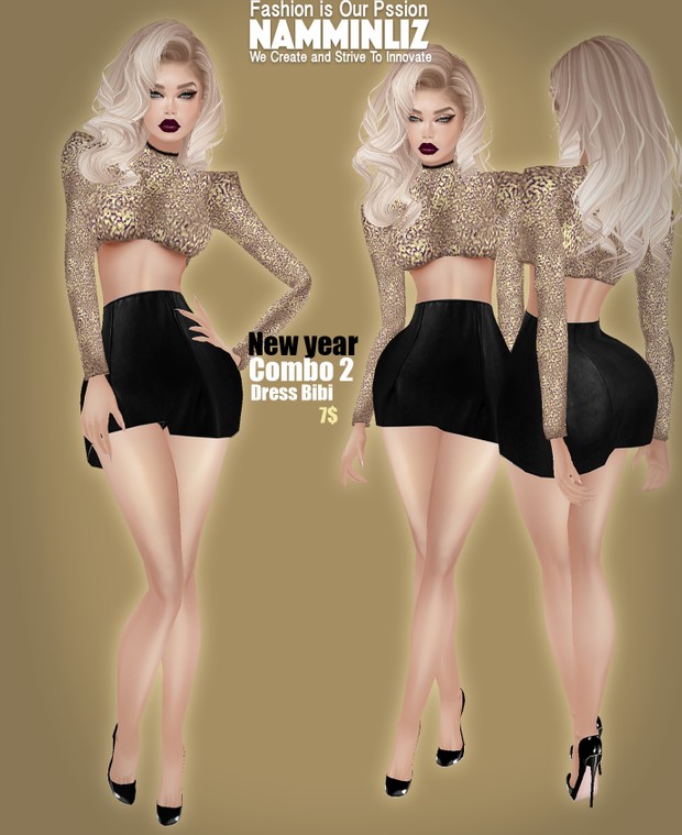 C O M B O 2 New Year 2017 all sizes Dress