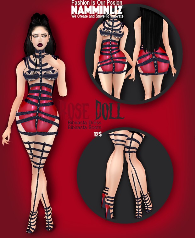 ROSE DOLL ( Bibirasta Dress, Boots )