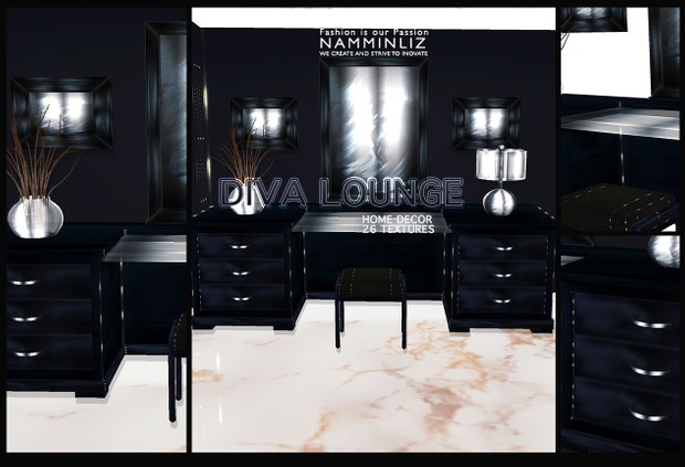 Modern Diva Lounge 26 Textures