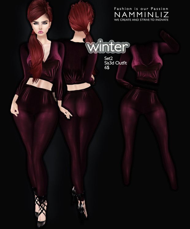 Full Winter set imvu Sis3d outfit