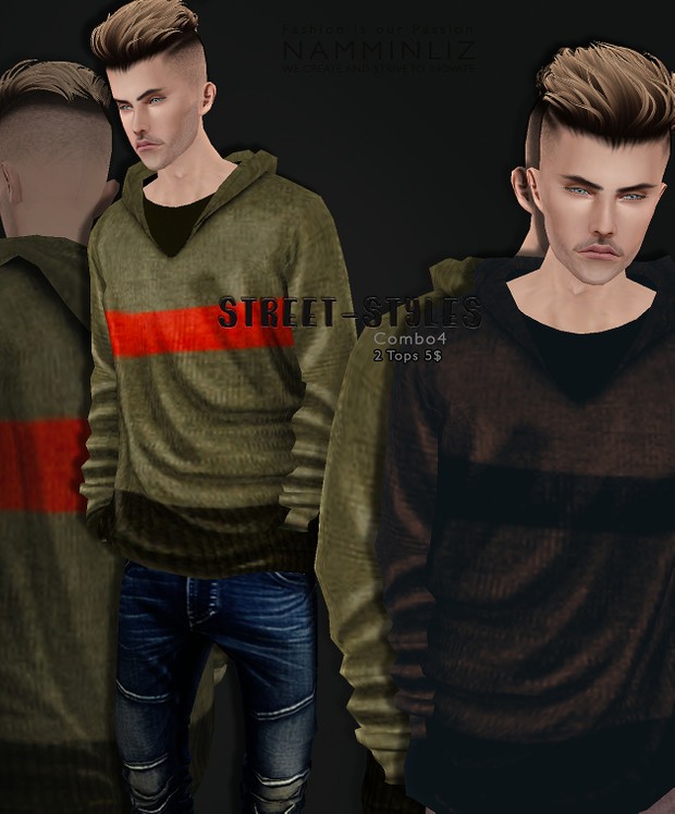 StreetStyles combo4 imvu 2 Tops