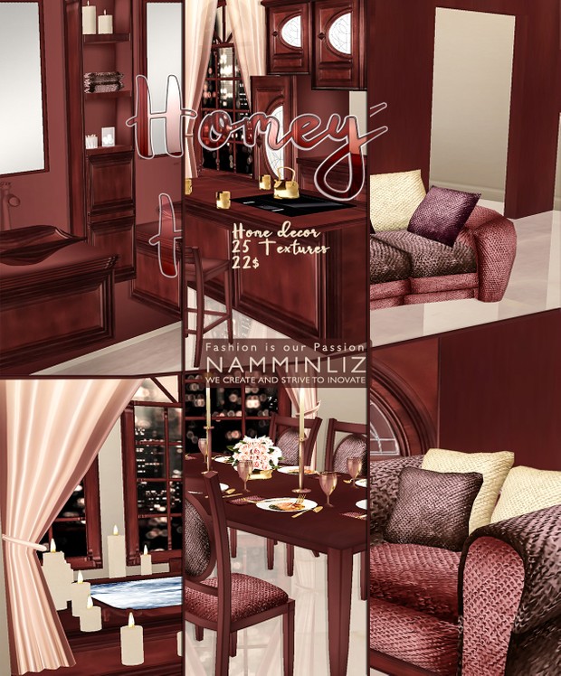 Homey imvu home decor 25 textures PNG