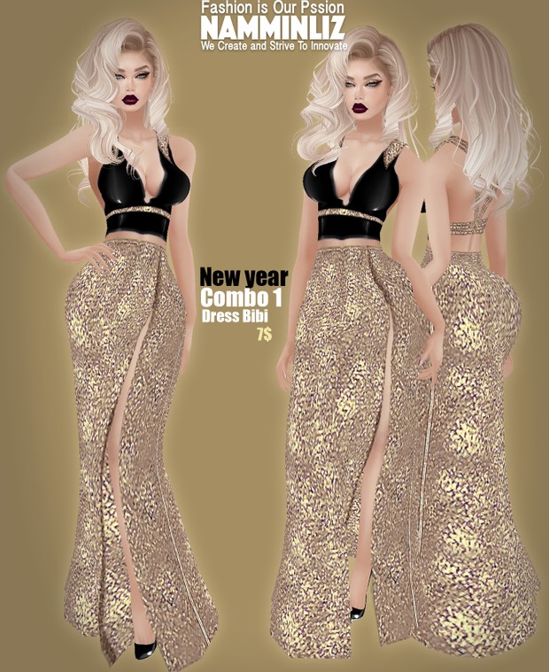 C O M B O 1 New Year 2017 all sizes Dress