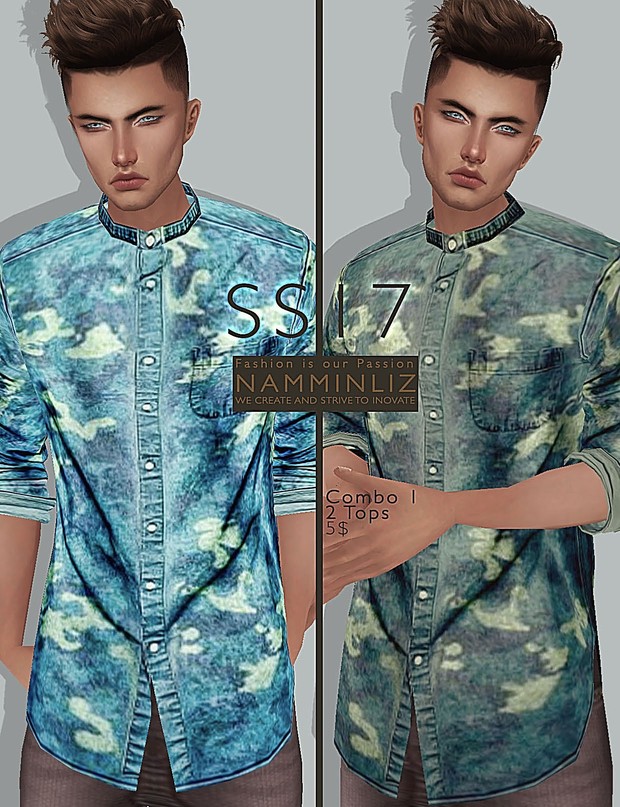SS17 combo 1 imvu male 2 tops
