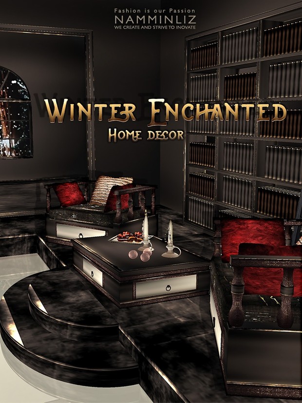 Winter Enchanted Home decor 32 Textures JPG 9*.CHKN imvu NAMMINLIZ
