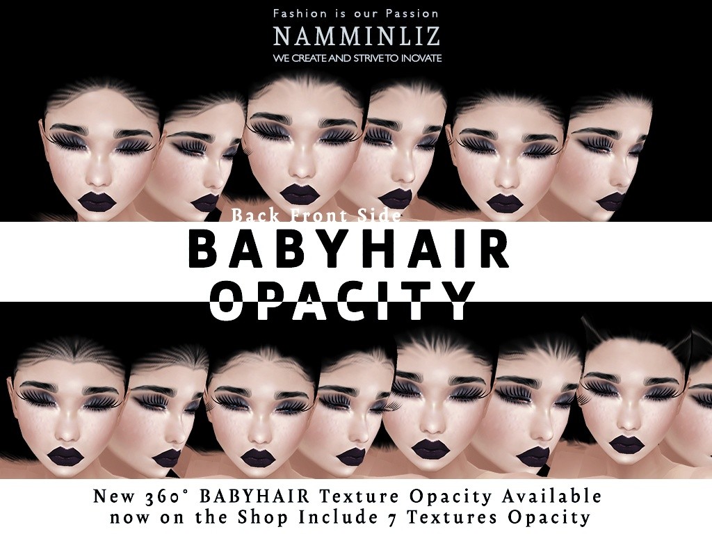 New Imvu Baby Hair Opacity Textures 7 Png Work Only W Namminliz