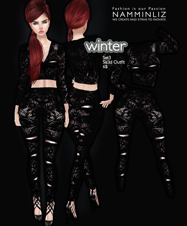 Full Winter set imvu Sis3d outfit
