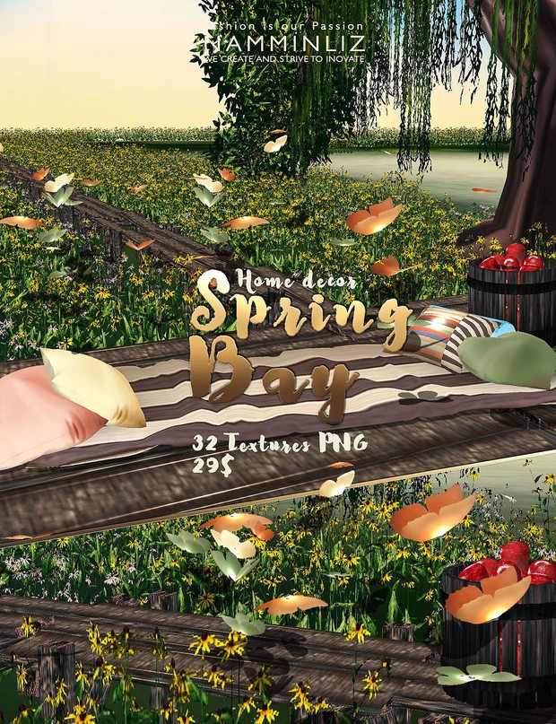 Spring Bay imvu Home decor 32Textures PNG Limited to 5 person only