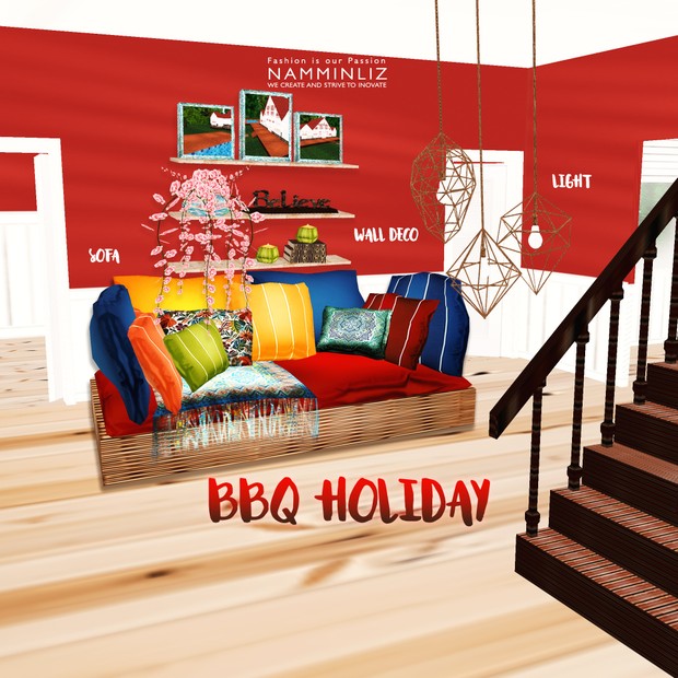 BBQ Holiday Room Decor 72Textures Limited