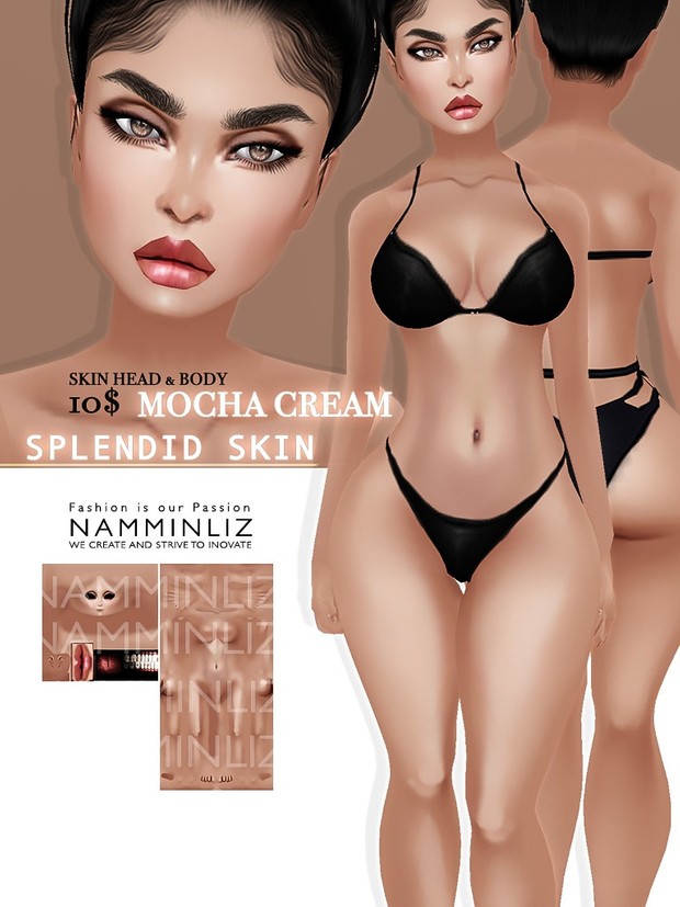 Mocha Cream Splendid Skin imvu Texture JPG