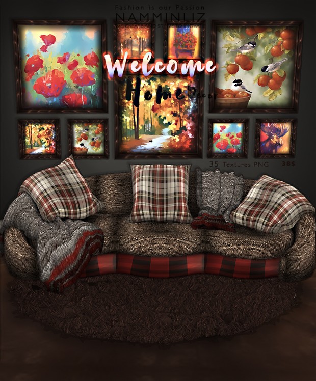 Welcome Home imvu decor 35 Textures PNG Limited to 4 person only