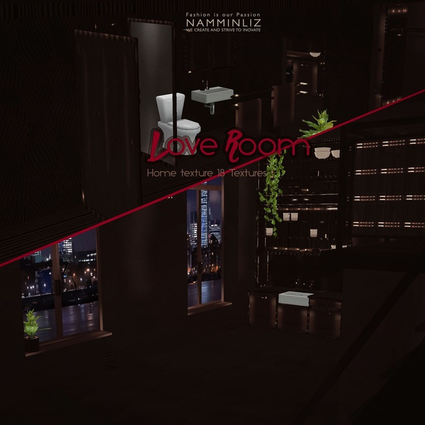 Love Room imvu home decor 18 textures PNG