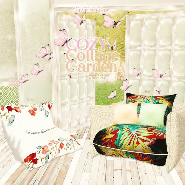 CozyGarden Home Decor 54 Textures (only 4 piece available)