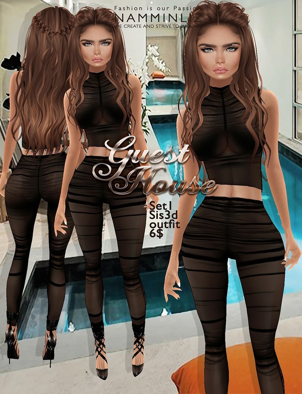 Guest House Set 1 Sis3d outfit imvu texture PNG