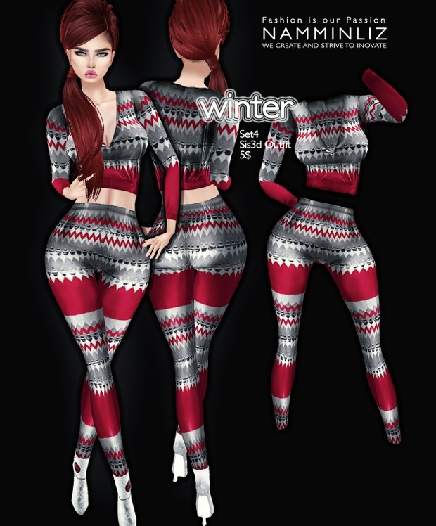 Full Winter set imvu Sis3d outfit