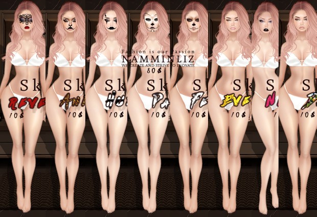 8 Skins Halloween theme ( Night, Day, Evening, Fears, Pain, Hurt, Animal, Revenge )