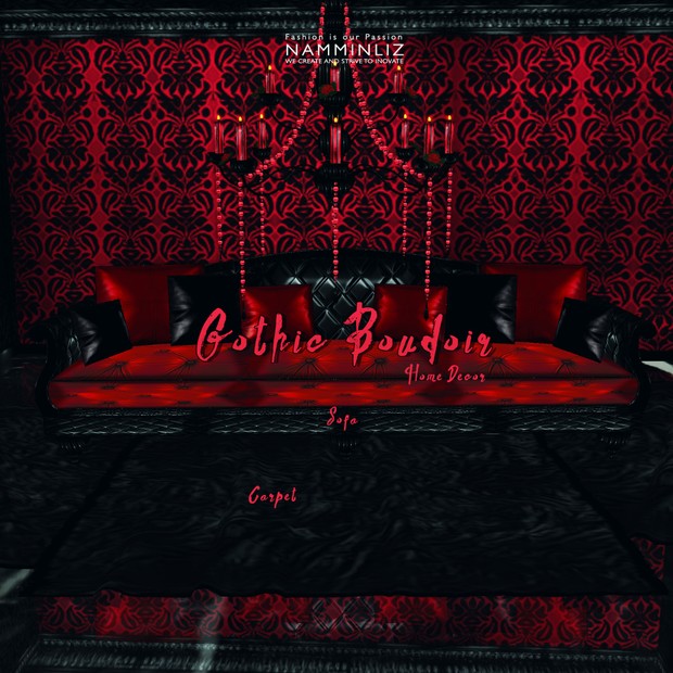Gothic Boudoir Home Decor 35 Textures ( Rome & Furnitures only 3 pieces available)