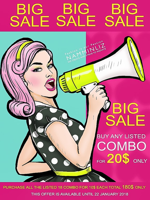 BIG SALE NAMMINLIZ 20$ for each combo ^ - ^ ( Listed 18 combo ) File sale