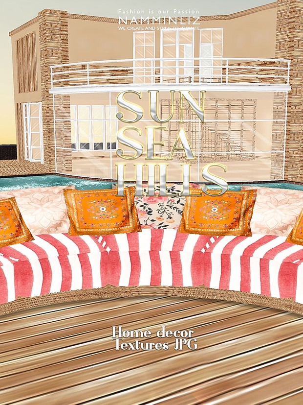 Sun Sea Hills Home decor 28 JPG Textures 6 *.CHKN