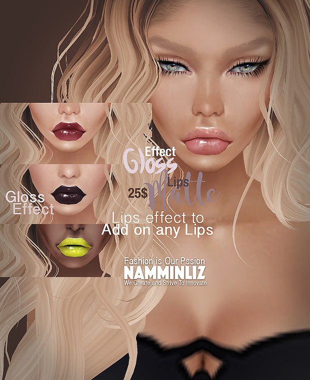 Desirous Kiss With the new E F F E C T Gloss And Matte Lips - 5 Gloss Effect + 9 Matte Lips