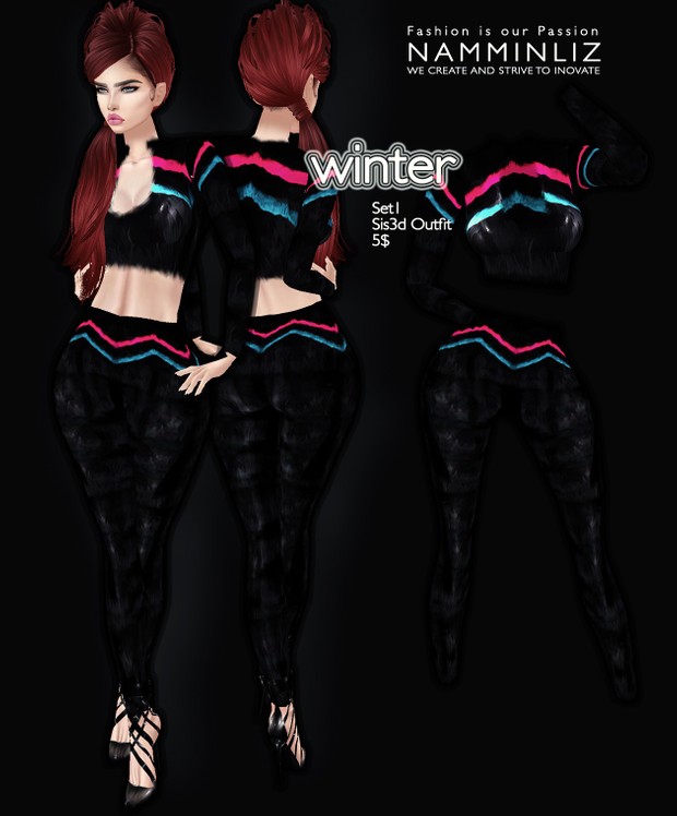 Winter set 1 imvu Sis3d outfit