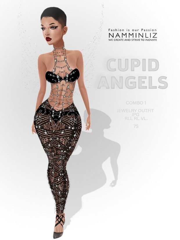 Cupid Angels full combo ( 3 Outfits RLL, VL + Top+ Pants ) JPG textures