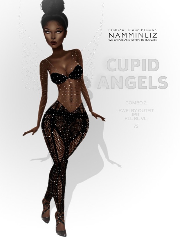 Cupid Angels full combo ( 3 Outfits RLL, VL + Top+ Pants ) JPG textures