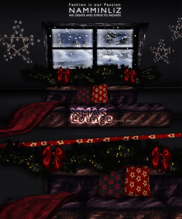 Xmas Lounge imvu Home decor 27 Textures PNG