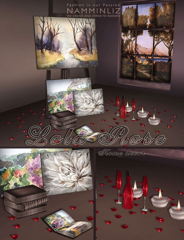 Lola Rose Limited Home Decor imvu 28 Textures PNG Limited to 5 person only