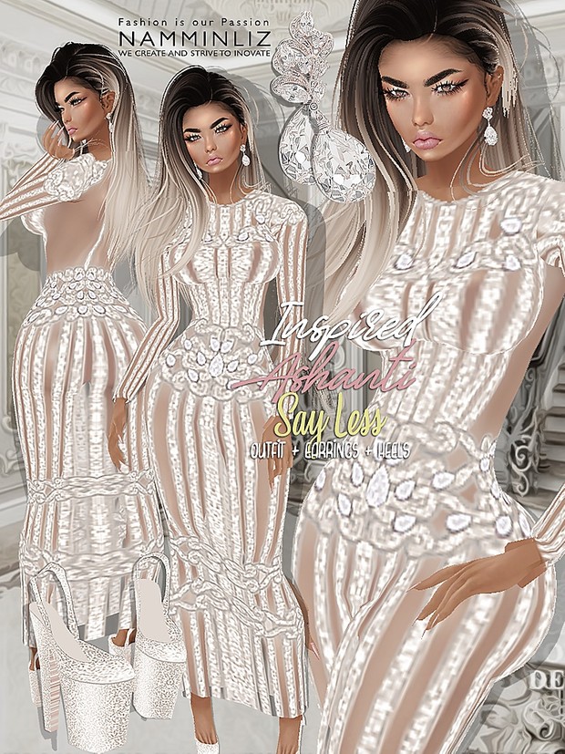 EXCLUSIVE Ashanti Bibirasta Outfit + Heels + Earrings All sizes Master Resell Right Price 35$