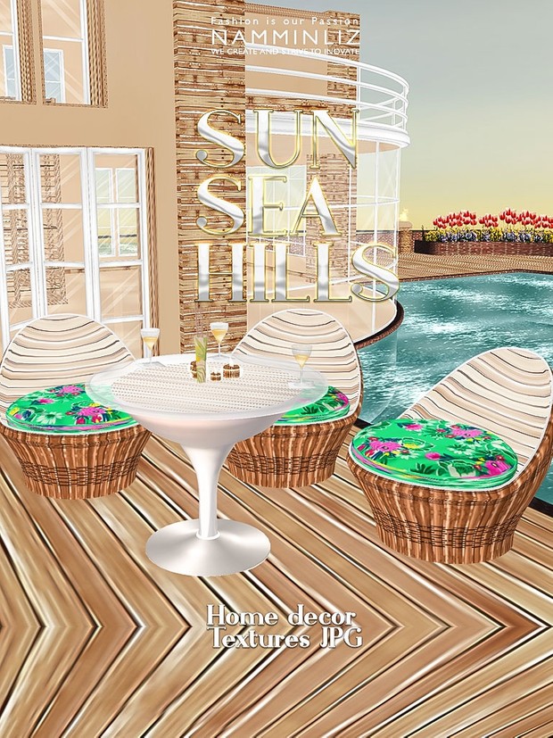 Sun Sea Hills Home decor 28 JPG Textures 6 *.CHKN