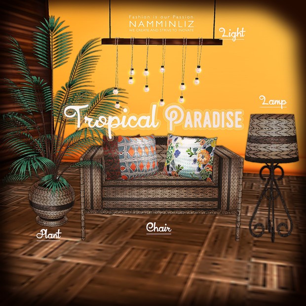 Tropical Paradise Home Decor 52 Textures Limited to 4 available 2