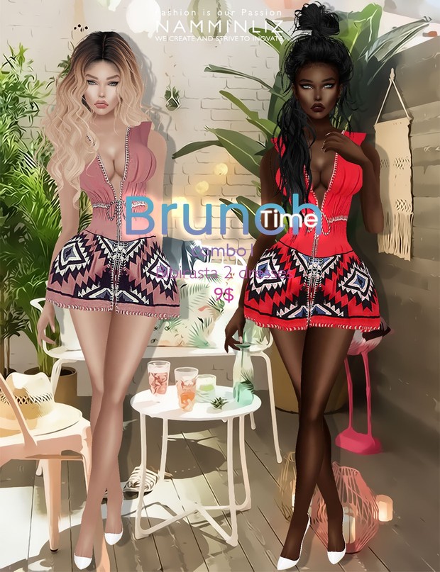 Brunch time combo ( imvu Bibirasta 6 dresses ) all sizes