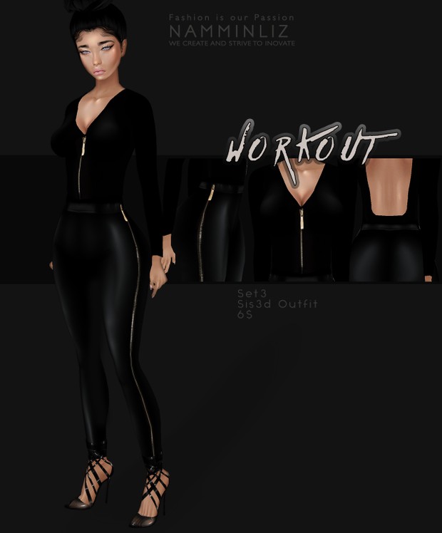 WorkOut Set3 Sis3d Outfit imvu