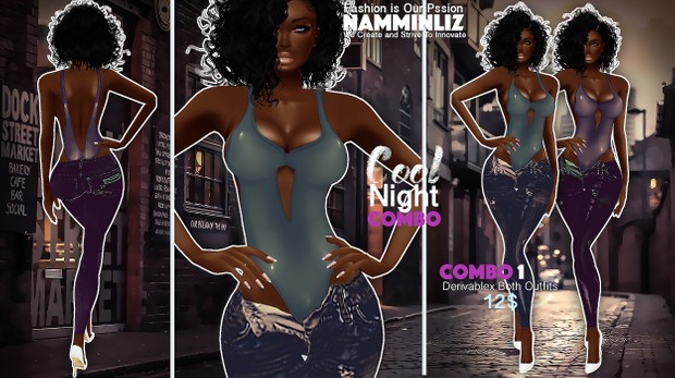 Cool Night combo1 •Two Outfits DVX All Sizes