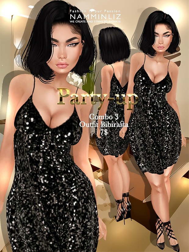 Party-up combo3 Bibirasta outfit imvu JPG textures NAMMINLIZ filesale