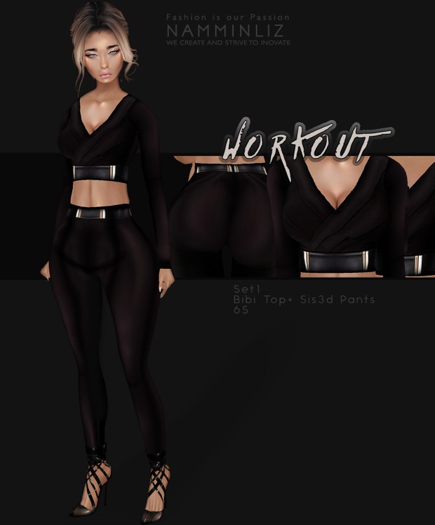 WorkOut Set1 Bibi Top + Sis3d Pants imvu
