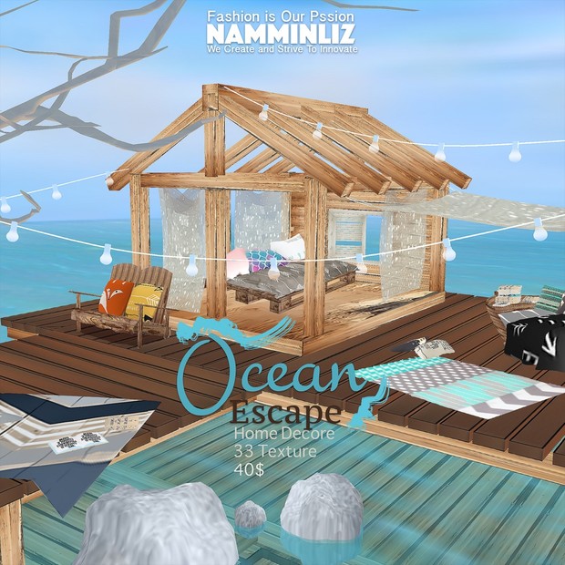 H O M E Ocean Escape Home Decor 33 Textures Limited to 4