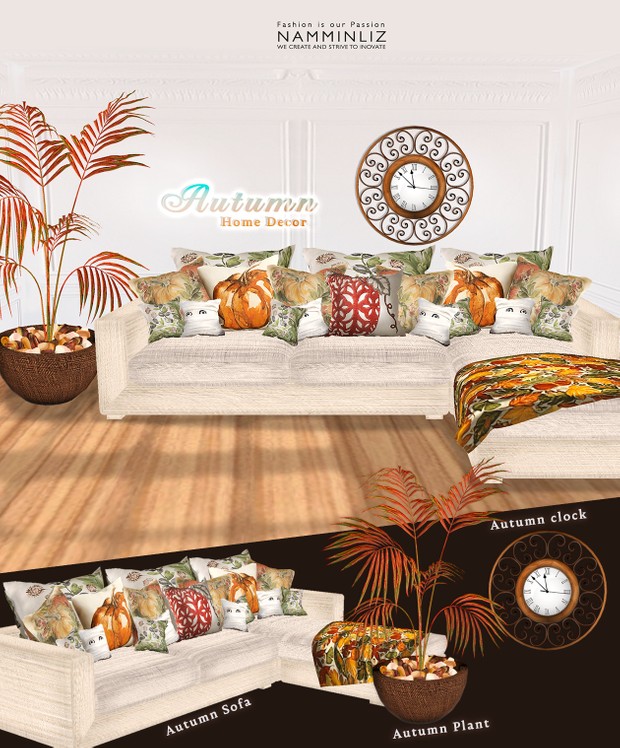 Autumn Home Decor ( Limited to 4 ) 35 Textures PNG