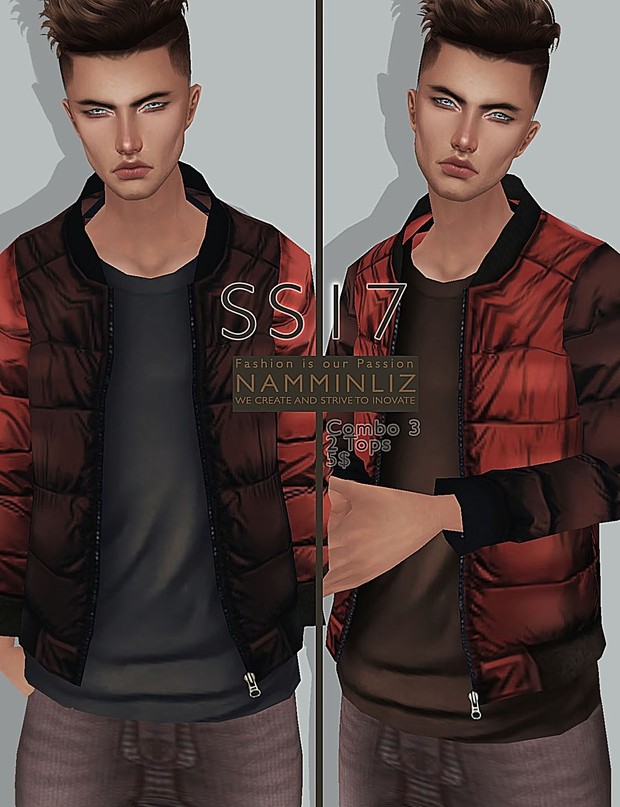 SS17 combo 3 imvu male 2 tops